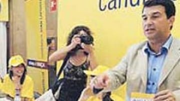 <b>TRANQUILO. </b>Joan Laporta, precandidato a la presidencia.