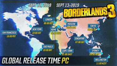 Borderlands 3: confirmadas las horas para comenzar en todo el mundo