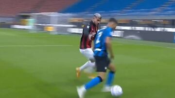 Lo que no se vio del derbi: el lío tremendo de Achraf a Theo