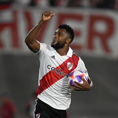 Miguel Borja o Salomón Rondón, la duda de Demichelis en River