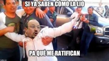 Los memes sobre la destitución de Rafa Benítez