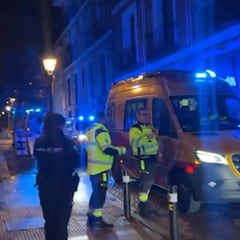 Apuñalado en plena Gran Vía un hombre que trató de impedir un robo a dos mujeres