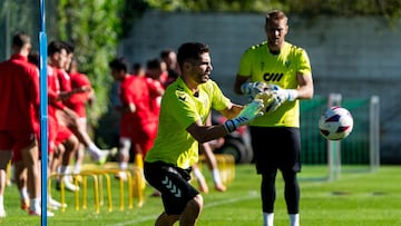 Luca Zidane durante un entrenamiento.