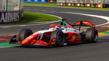 Sebastián Montoya, sexto en la carrera sprint del Gran Premio de Australia de Fórmula 2.