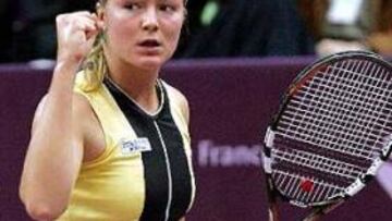 <b>GRAN VICTORIA.</b> Safina, que no partí acomo favorita, acabó con las ilusiones de Mauresmo.