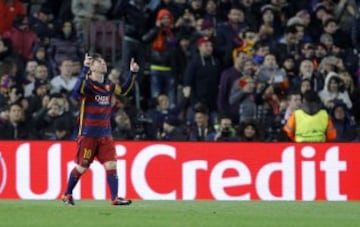 Messi marcó el 2-0.