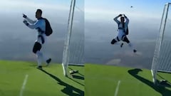 Jugador festeja a lo Cristiano a mas de 1,700m de altura