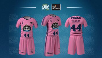 El Obradoiro, de rosa ante el Madrid por el cáncer de mama