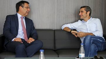 Bartomeu asegura que Valverde sigue en el cargo, según la SER