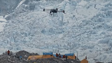 Dron DJI en el Monte Everest.