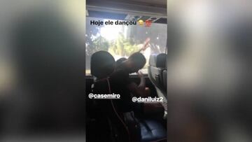 A Danilo se le pasó el enfado por su cumple: hoy sí bailó con Marcelo