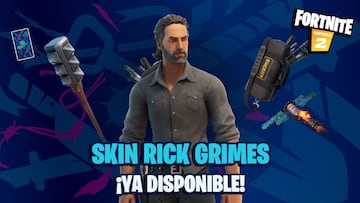 Fortnite: skin Rick Grimes (The Walking Dead) ya disponible; precio y contenidos