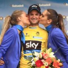 Nadie pudo con Wout Poels en la subida al Xorret de Cati