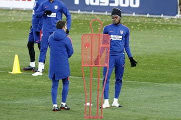 Atlético de Madrid - Barcelona: Entrenamientos previos