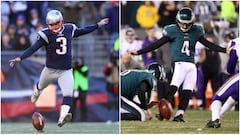 Stephen Gostkowski y Jake Elliott: La historia podría estar en sus piernas