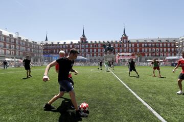Ambiente de Champions en las calles de Madrid
