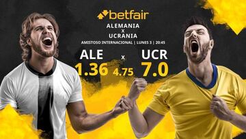 Alemania vs. Ucrania: horario, TV, estadísticas, clasificación y pronósticos