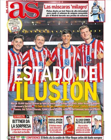 Las portadas de AS de agosto