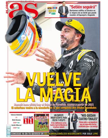 Las portadas de AS de julio