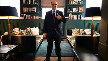 José Castro, en su hotel de Dusseldorf.