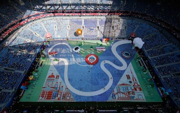 Así fue la ceremonia inaugural de la Copa Confederaciones en San Petersburgo. 