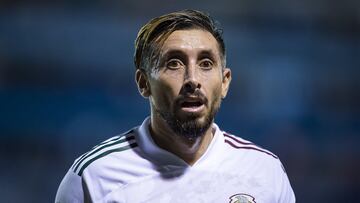 Hector Herrera of Mexico during the game El Salvador vs Mexico, corresponding to CONCACAF World Cup Qualifiers road to the FIFA World Cup Qatar 2022, at Cuscatlan Stadium, on October 13, 2021.
<br><br>
Hector Herrera de Mexico durante el partido El Salvador vs Mexico, correspondiente a la Clasificacion Mundial de la CONCACAF camino a la Copa Mundial de la FIFA Qatar 2022, en el Estadio Cuscatlan, el 13 de Octubre de 2021.
