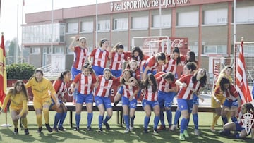 Jugadoras del Sporting de Gij&oacute;n.