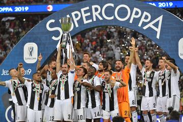 La Juventus, campeón de la Supercopa de Italia.