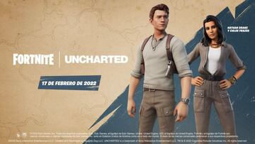 Aspecto de la película de los skins Nathan Drake y Chloe Frazer