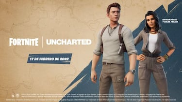 Fortnite x Uncharted: skins de Nathan Drake y Chloe Frazer llegarán pronto