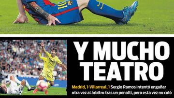 Portada de Sport del 22 de septiembre de 2016