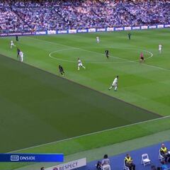 El VAR revisó dos fueras de juego en el gol del Brujas