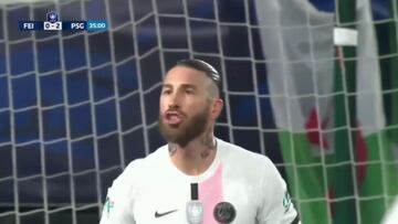 La ocasión que tuvo Ramos seria historia en el PSG