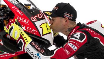 Bautista con su Ducati de 2019.