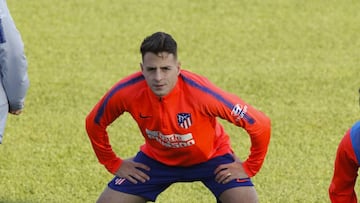 Arias en un entrenamiento.