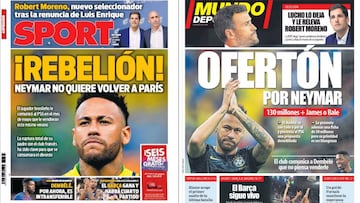 El Madrid entra otra vez en la puja por Neymar, según MD