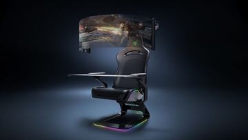 El sillón gamer definitivo es de Razer: pantalla de 60" incorporada, sensores y más