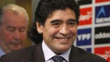 <b>NI HA DEBUTADO.</b> Maradona puede irse de la selección antes de debutar.