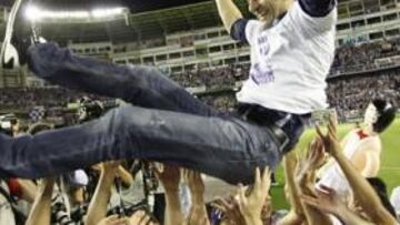 <b>PROTAGONISTA. </b>Miroslav Djukic, tras conseguir el ascenso, es el principal baluarte del Valladolid en su vuelta a Primera.