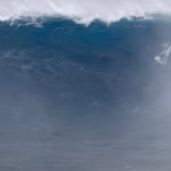Así fue el fin de año de olas gigantes en Hawái