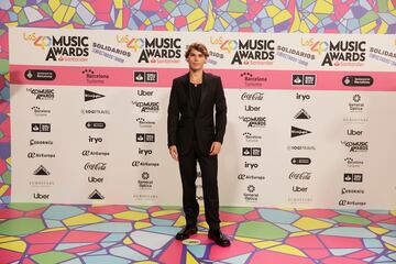 Pascal, posando en el photocall de Los40 Music Awards.