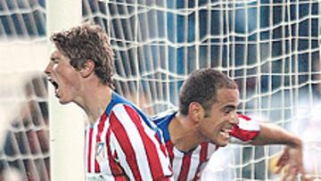 <b>EL GOL ES SUYO. </b>Fernando Torres y Salva han demostrado que juntos tienen más gol que nadie.