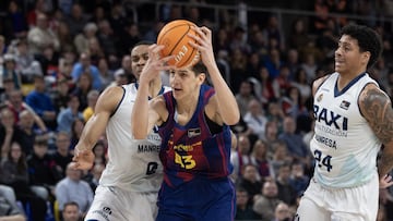 Kusturica, alero del Barcelona, ante el Baxi Manresa.