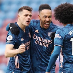 Xhaka conjura la mala suerte del Arsenal