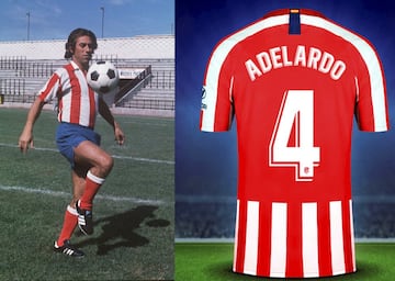 Adelardo es el que más partidos ha jugado con el Atlético, 553 encuentros, con 113 goles. Adelaro jugó desde 1959 a 1976 y jugó en dos de los mejores Atléticos de la historia, el de los años 60 y el de los 70. Ganó tres Ligas, cinco Copas, una Recopa y una Intercontinental. Adelardo jugó en casi todos los puestos del campo. Era un interior con llegada, con gol.