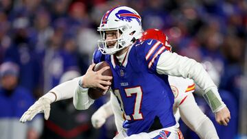 Josh Allen ha lanzado para 2,281 yardas, 18 touchdowns y cuatro intercepciones esta temporada.