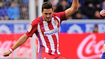 Koke con el Atlético.