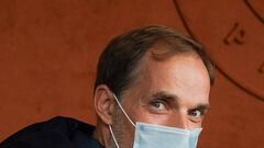 Thomas Tuchel attends the French Tennis Open at Roland Garros stadium on October 11, 2020 in Paris, France. Photo by Laurent Zabulon/ABACAPRESS.COM *** Local Caption *** .