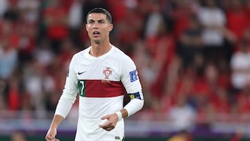 Cristiano Ronaldo, con Portugal.