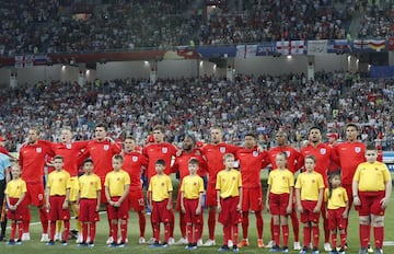 Así sufrió Inglaterra ante Túnez en su debut mundialista